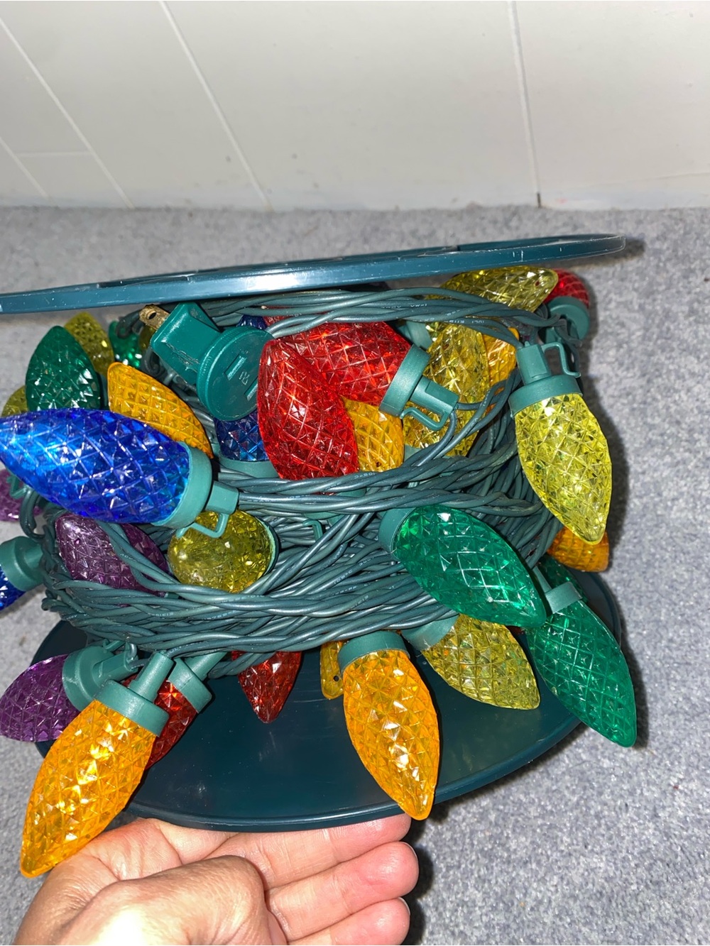 Multicolor C9 LED String Lights - Durable Holiday Strand - Picture 2 of 2